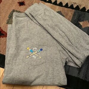 Southern Tide Gray Long Sleeve Tee